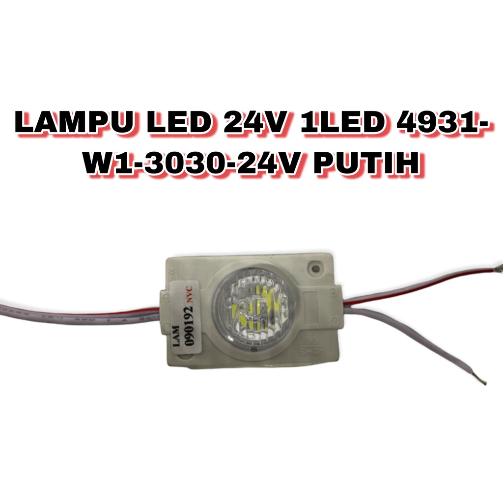 LAMPU LED  24V  1LED 4931-Y1-3030-24V (10 PCS)