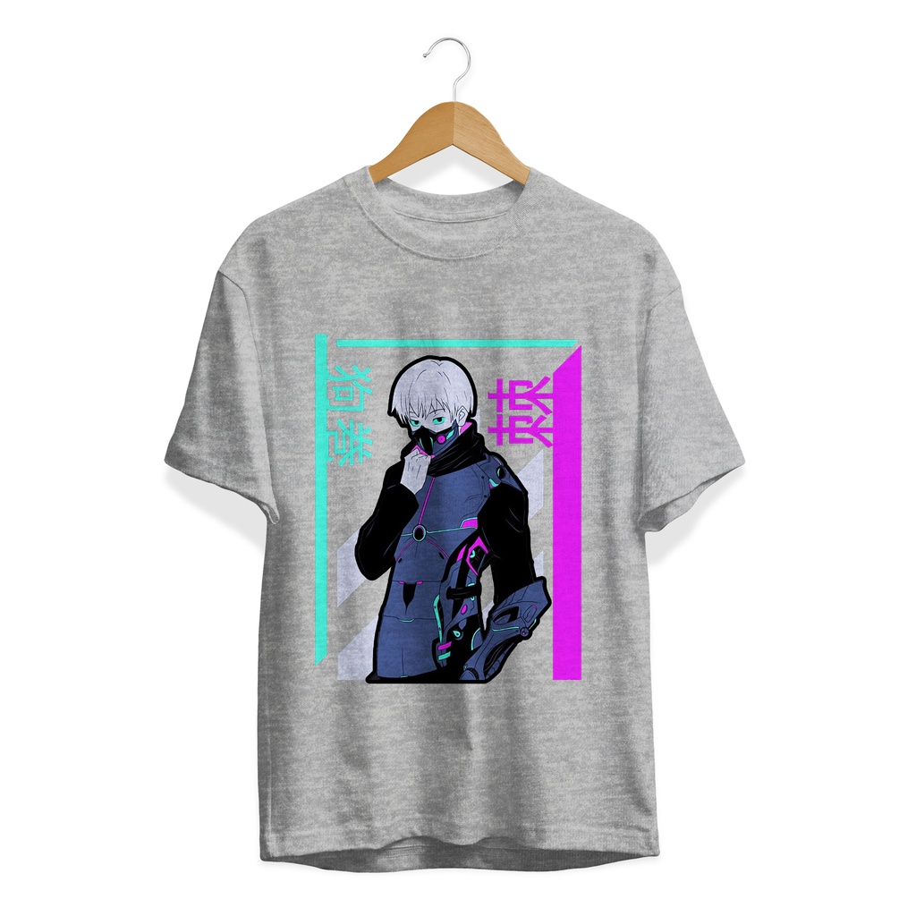 KAOS T-SHIRT MANGA JAPANES CULTURE INUMAKI TOGE CYBERPUNK SERIES ANIME PLASTISOL PREMIUM