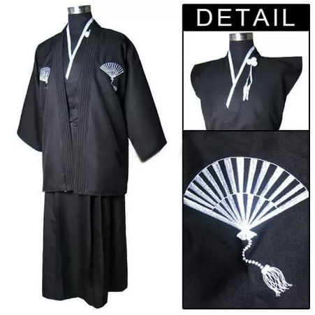 YUKATA JEPANG JAPAN KIMONO PRIA SET JAPAN DRILL