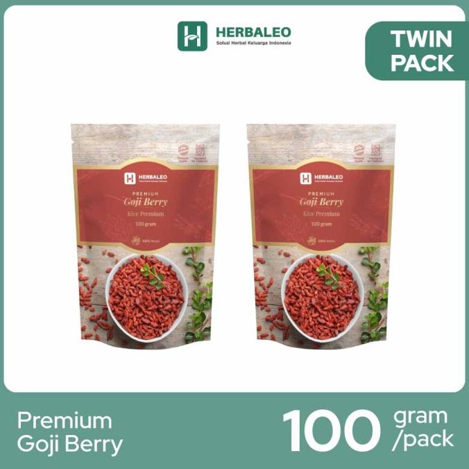 

DISKON TWINPACK- HERBALEO PREMIUM GOJI BERRY 100 GRAM ( KICE PREMIUM ) BERKUALITAS