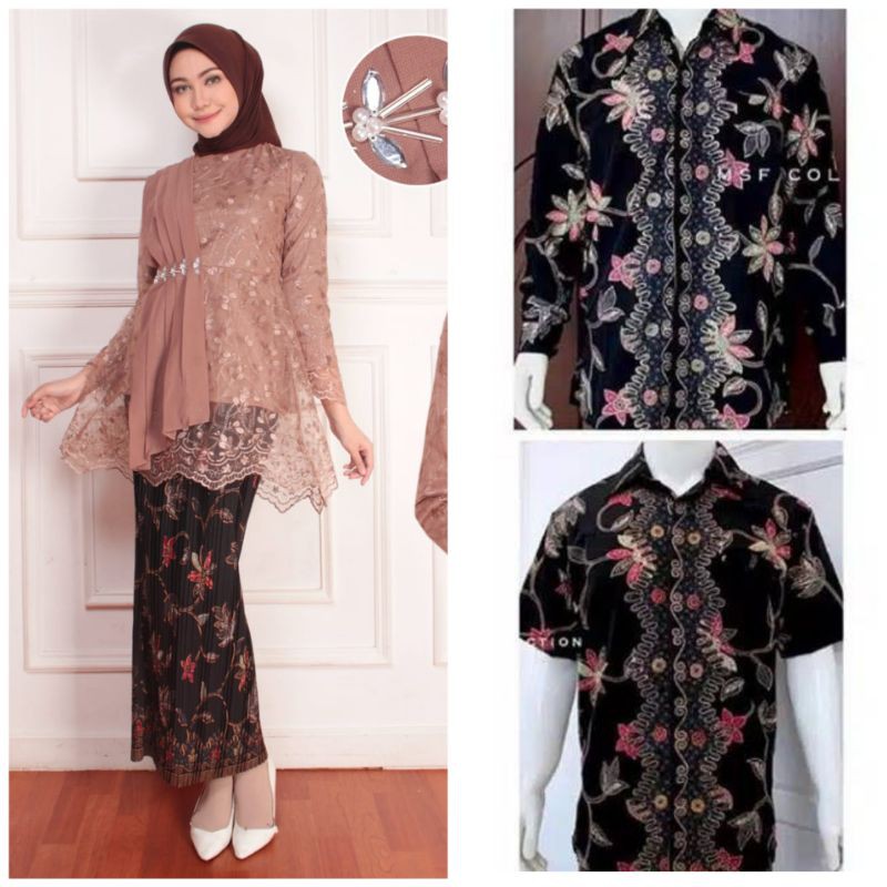 couple kebaya aurora selendang / kebaya couple / kebaya seragaman