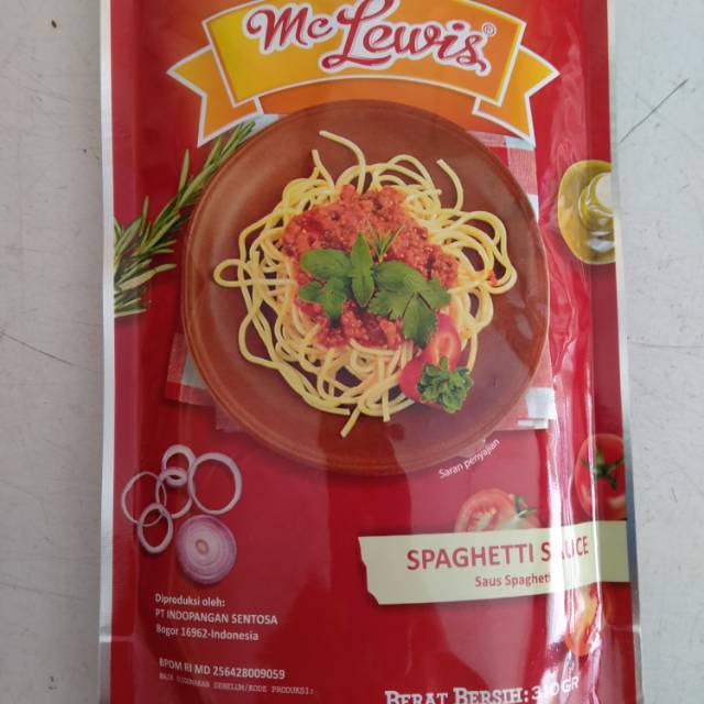 

Me Lewis sauce spaghetti 310g
