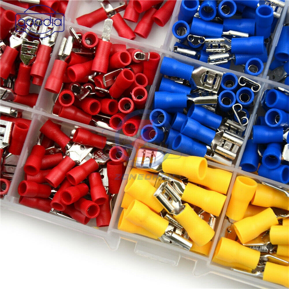 [IN STOCK/COD] 280PCS Assorted Crimp Spade Terminal Insulated Electrical Wire Connector Kit Set