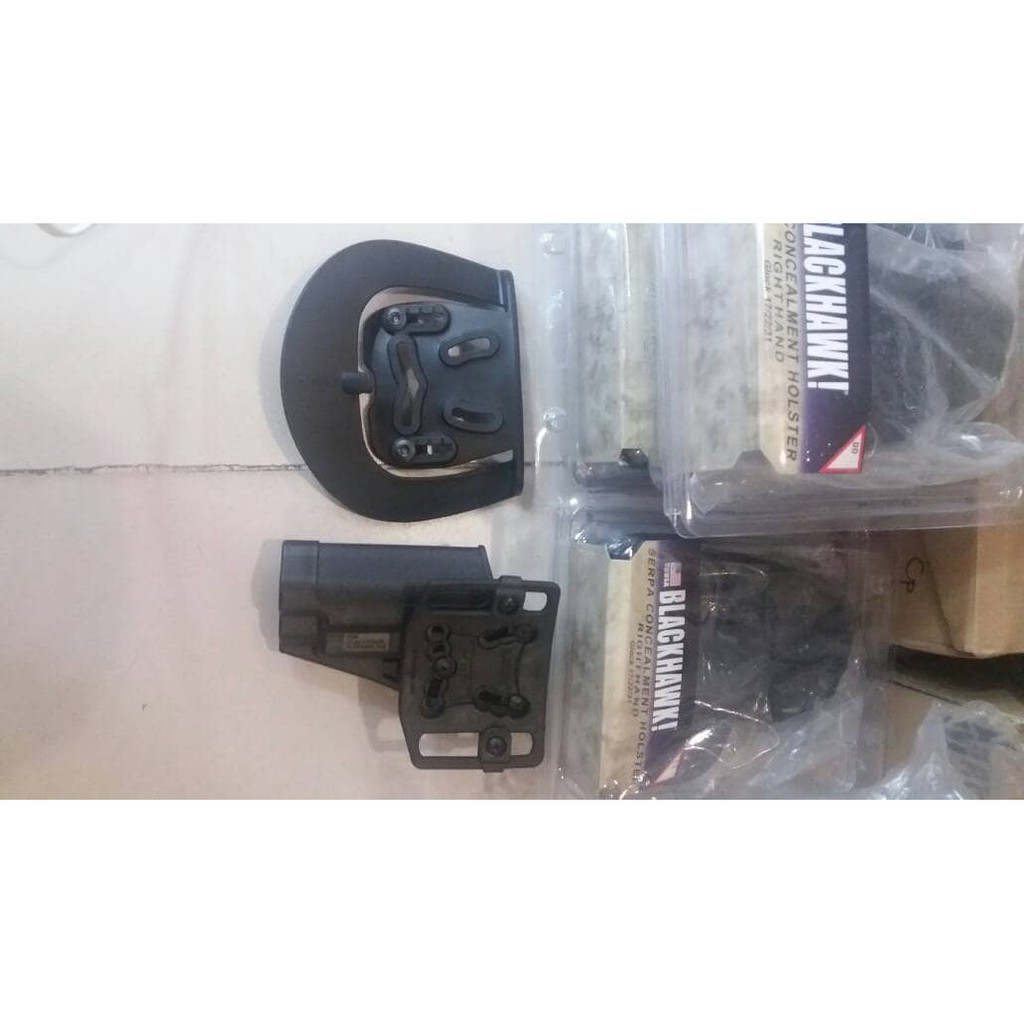 Holster Airsoft Pinggang Blackhawk Buat Senjata Glock