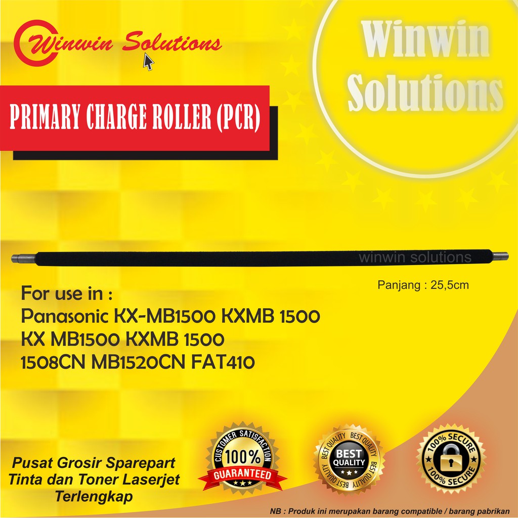 Primary Charge Roller PCR KXMB1500 KX-MB1500 / KXMB 1500 / KX MB1500 / KXMB 1500 FAT400 FAT-400 FAT4