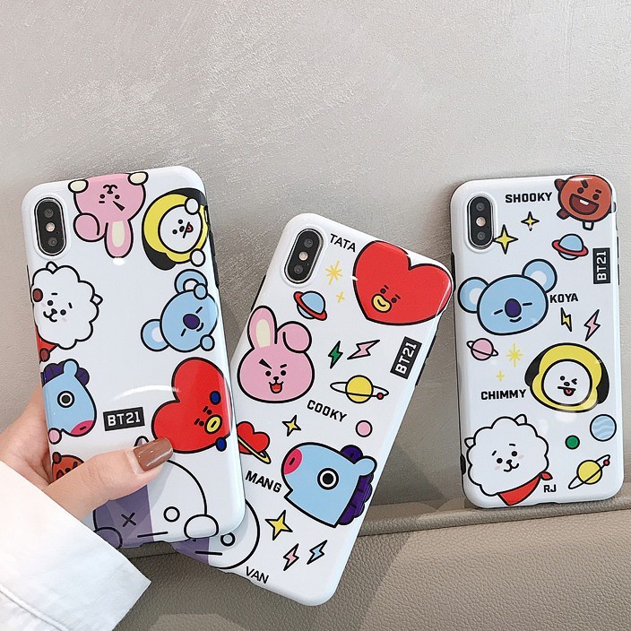 SNOOPY AND kartun korea hardcase fullprint case iphone 11 12 mini 15 pro max