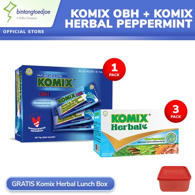 

Sale Komix Adult OBH + Komix Herbal Peppermint /OBAT HERBAL ASAM URAT/OBAT HERBAL PELANGSING/OBAT HERBAL KOLESTEROL/OBAT HERBAL DIABETES