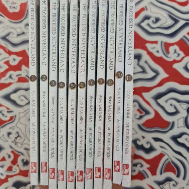 Komik The Promised Neverland vol 1-11 set segel ori