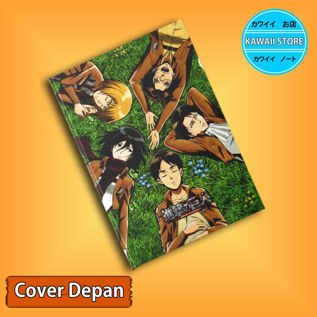 

Notebook / Pocket book Hard Cover Anime SHINGEKI NO KYOJIN TEAM GREEN uk A5 & A6 / Notes Book