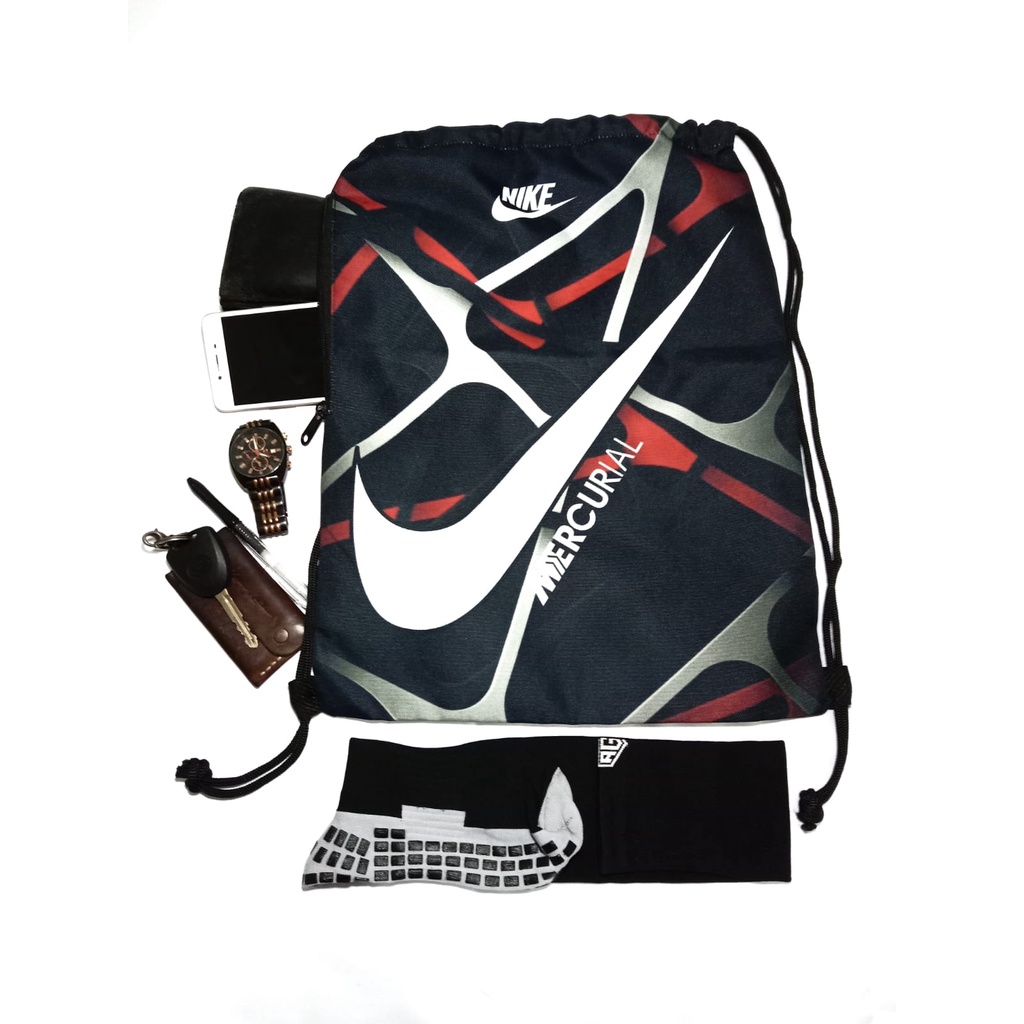 Tas Serut futsal Sepak bola Gymsack String Bag Tas Nike Gymsack Nike Tas Serut Nike Tas Olah Raga