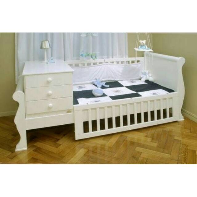 Bok bayi, tempat tidur kayu mahoni grade A