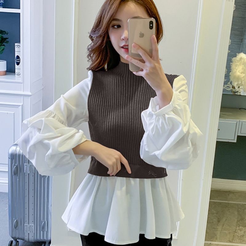 BLOUSE RAJUT WANITA KOREA M150