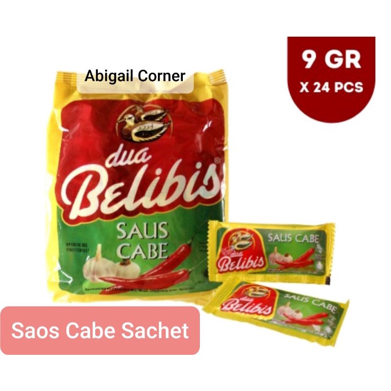 

Abigailcorner - Dua Belibis | Saos Cabe Sachet ( 1 pack isi 24 sachet )