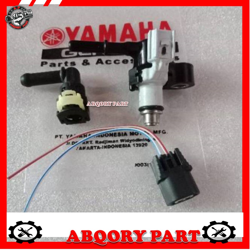 AbqoryPart___ Injektor Injector 12 Hole Lubang Racing Plus Soket  XMAX Mio M3 125 Vixion Xabre R15 Nmax