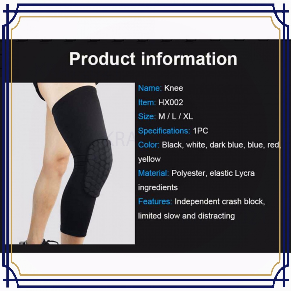Pelindung Lutut Knee Support Pad Braces Olahraga - HL447