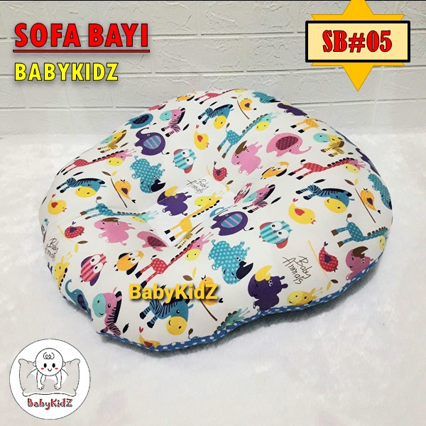 Sofa Bayi Jumbo Sofa Bayi Multifungsi Kasur Bayi atau Kursi Bayi Belajar Duduk Motif Karakter Lucu