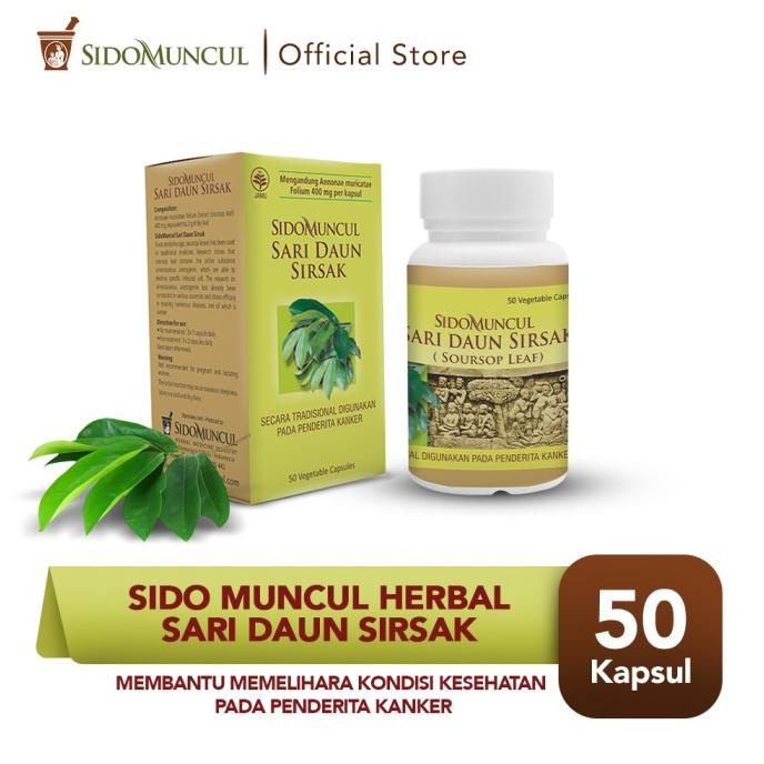 

BISA COD Sido Muncul Sari Daun Sirsak 50'k - Menyerang Sel Kanker Secara Alami /OBAT HERBAL ASAM URAT/OBAT HERBAL PELANGSING/OBAT HERBAL KOLESTEROL/OBAT HERBAL DIABETES