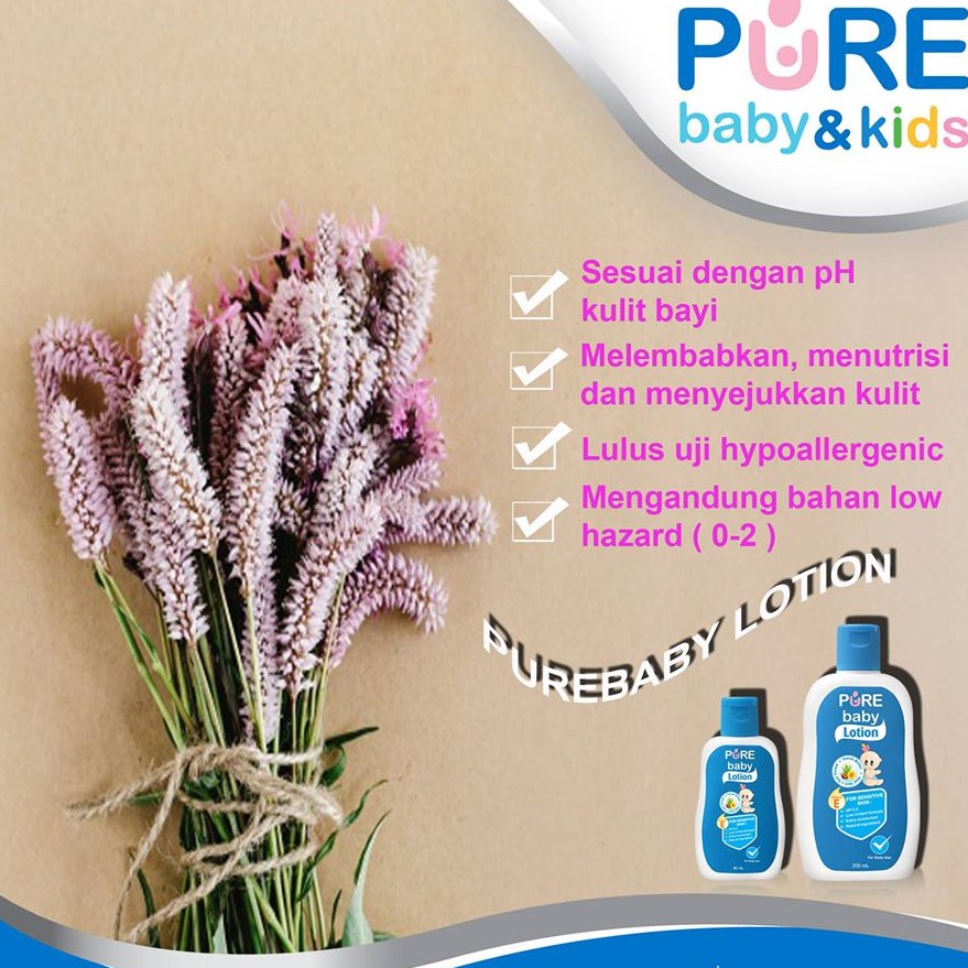 Pure Baby Lotion 200 ml / Pure BB Body Lotion 200ml / PURE BB PREMIUM CARE