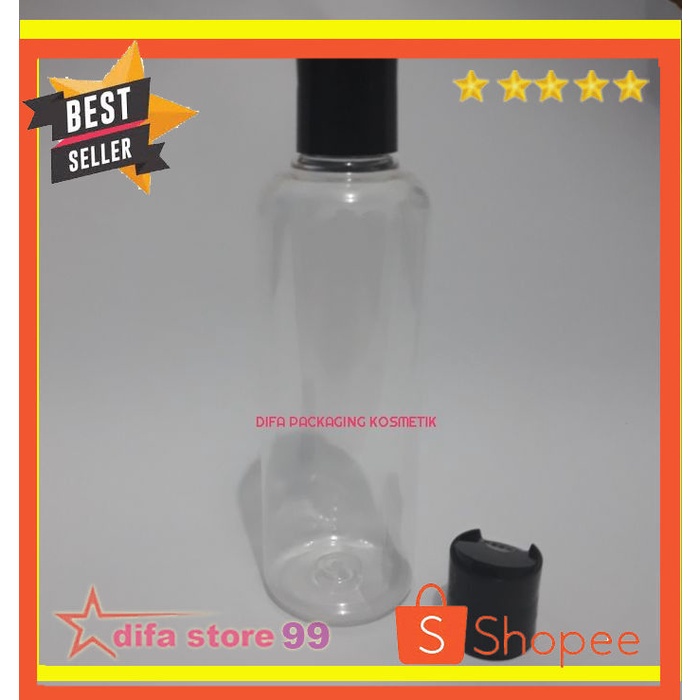 Botol Plastik 250 Ml Hitam Natural Botol Disktop 250ml [minimal 5pcs] ( Paket isi 10 pcs )
