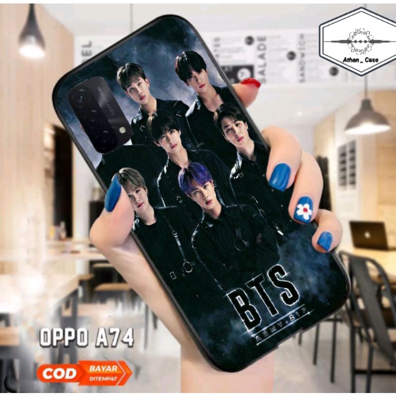 Athan Case Custom Oppo A54 A74 Fashion Aesthetic Motif BTS series