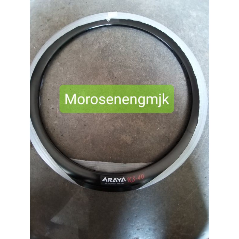 Velg 20 x 1 3/8 / Rims sepeda 20 x  1 3/8 Hole 28/ Peleng 20 Balap Araya