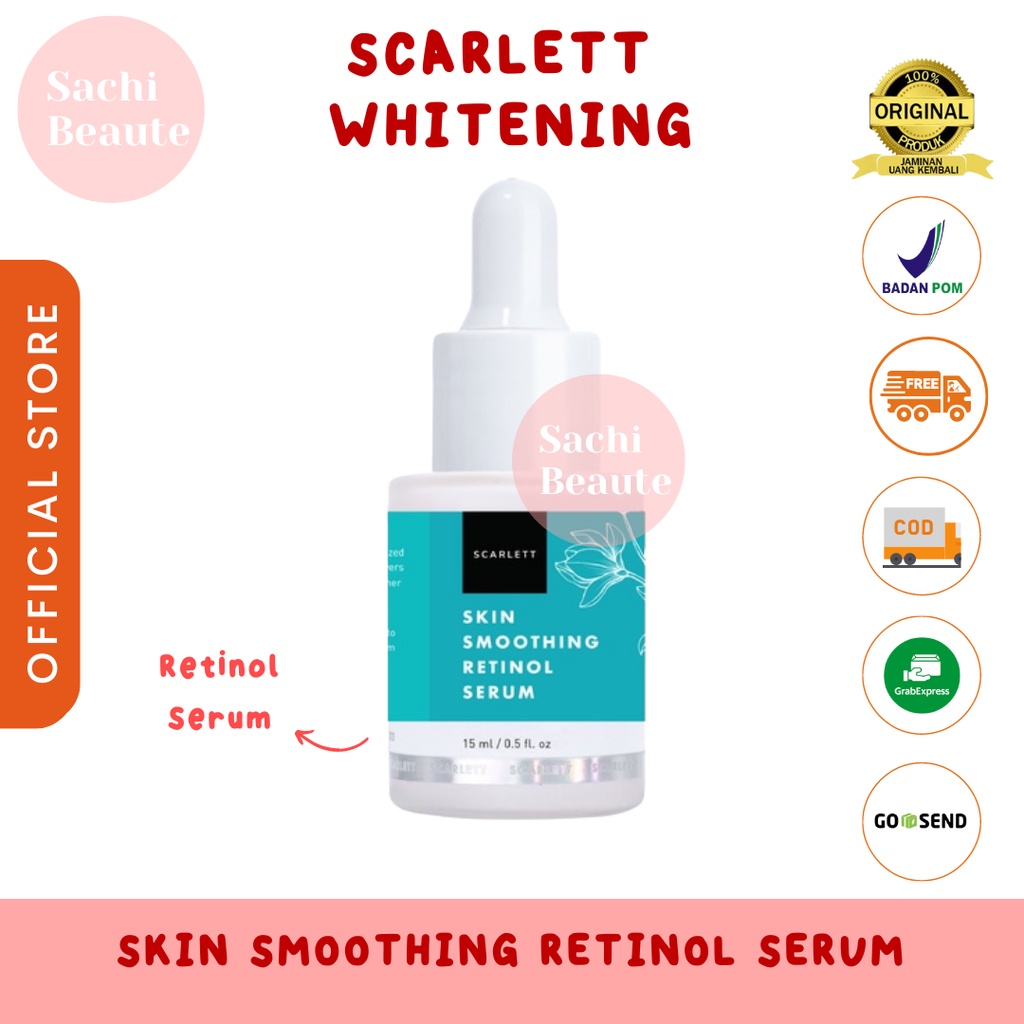 Scarlett Whitening Skin Smoothing Retinol Serum