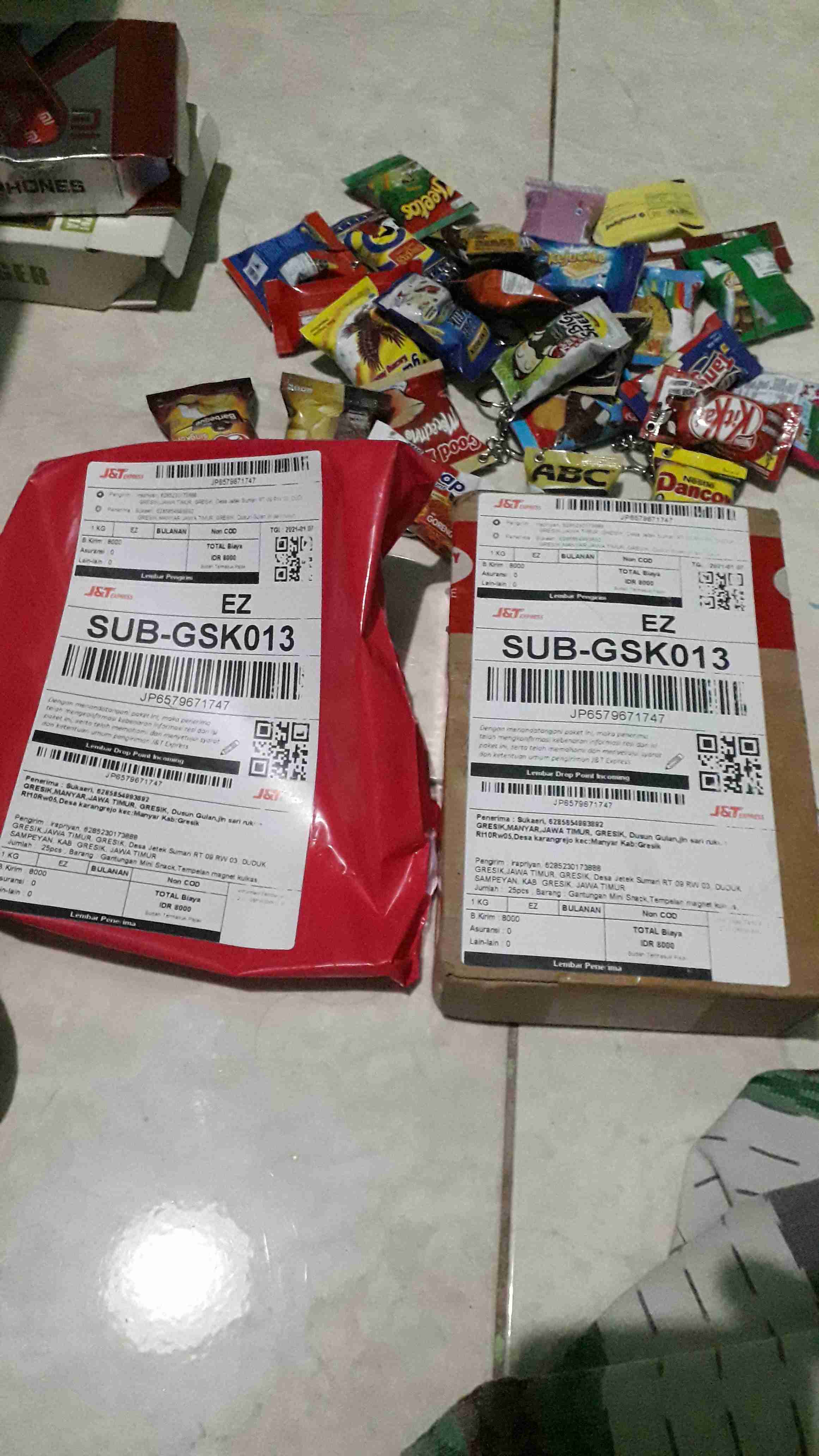 Gantungan Mini Snack