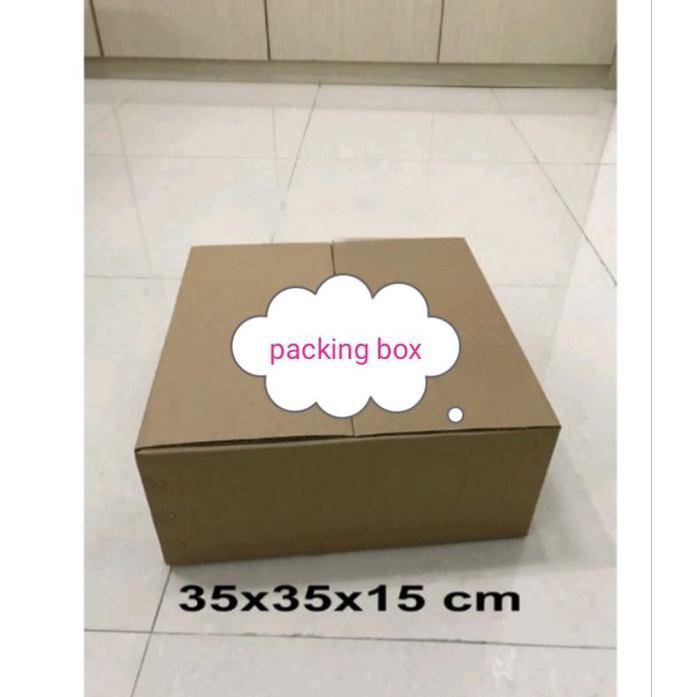 

karton/dus uk.35x35x15cm.single wall.dus baru luar dalem polos