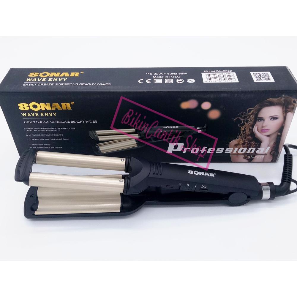 Catokan Wave Sonar Sn 2022 Keriting Rambut , Curly , Bergelombang