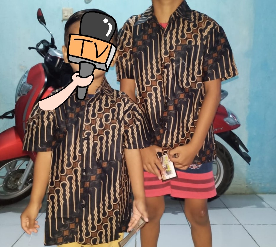 Batik Anak - Kemeja Batik Anak - Baju Batik Anak Laki Laki Umur 2-12 Tahun Hem Batik Anak Pendek