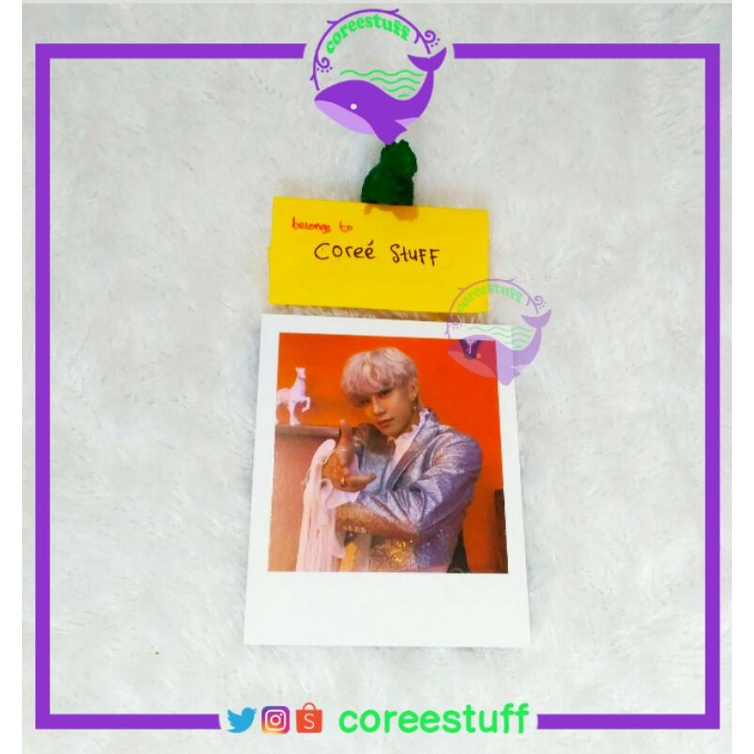 [READY STOCK] OFFICIAL POLAROID NCT 127 JUNGWOO (EVENT STICKER)