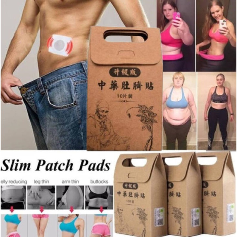 Slim Patch- Menurunkan Berat Badan 10pcs Pembakar Lemak Pembakaran Lemak Produk Detox Cepat Obat Cina Patch