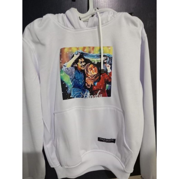 Sweater/hoodie sablon DTF custom gambar/foto sendiri bahan premium TEBAL