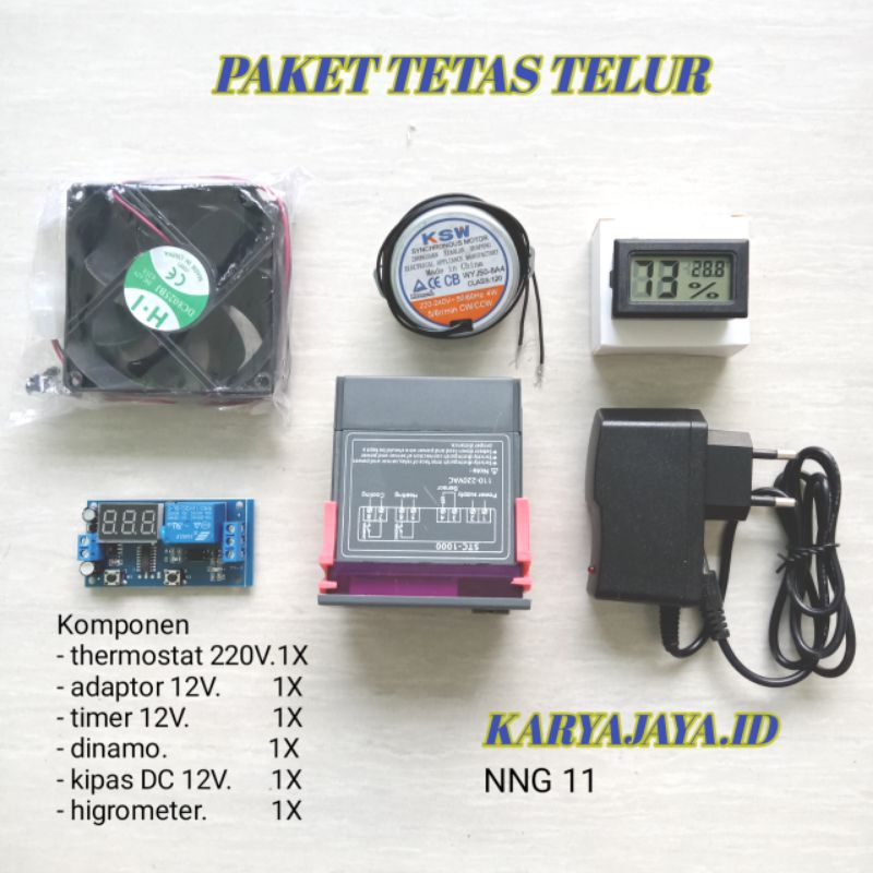 Paket mesin penetas telur NNG 11