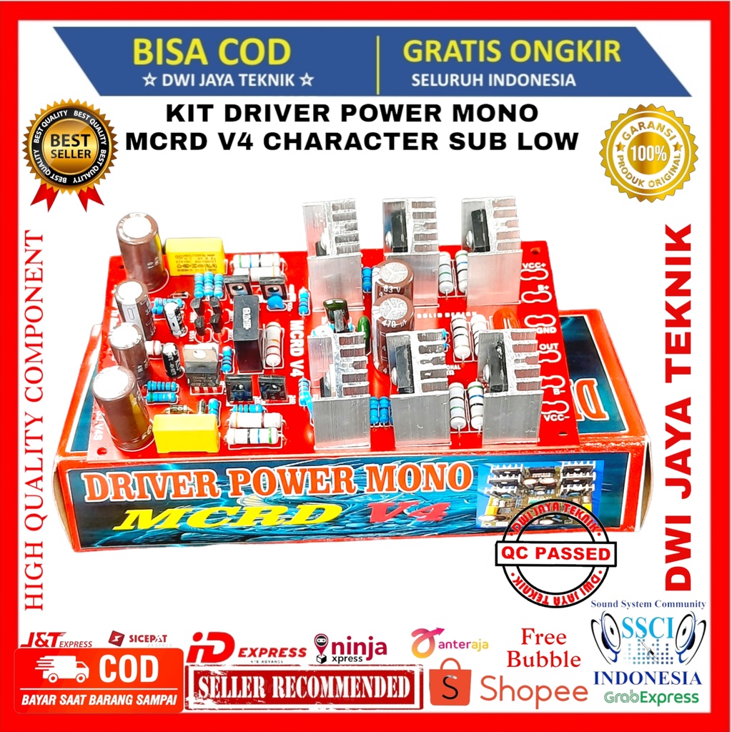Jual KIT DRIVER AMPLIFIER MCRD V4 SUB LOW | Shopee Indonesia