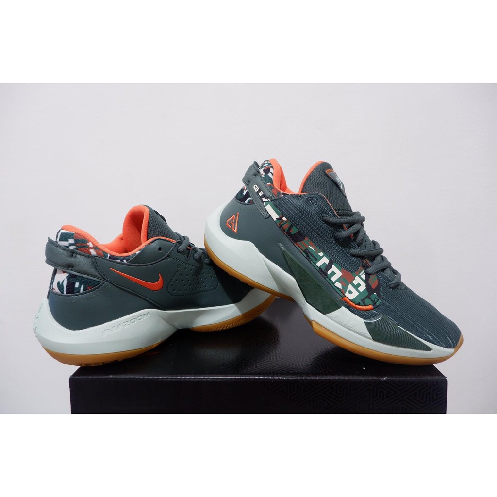 SEPATU BASKET NIKE GREEK FREAK 2 LOW BAMO GREEN
