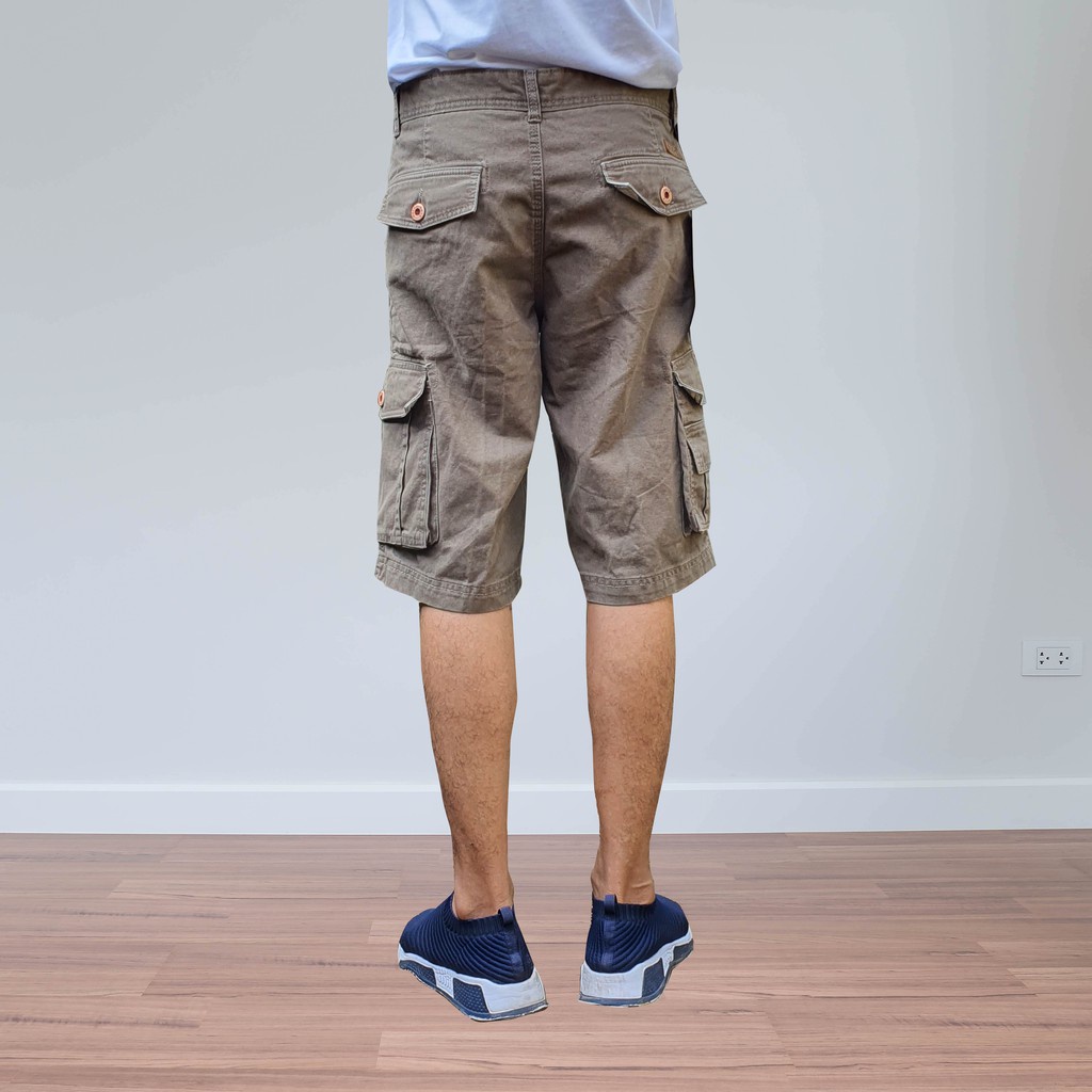 Maternal Disaster Gruze Dark Green Cargo Short Pants Celana Cargo Kanvas Pria Original Pendek Mocca 