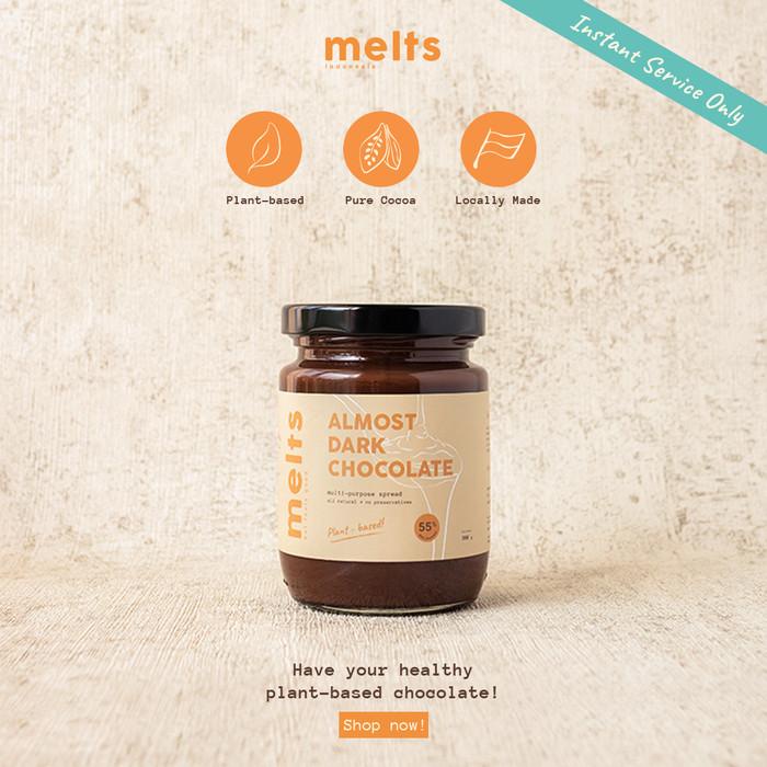 

Selai Instant Service - Melts Almost Dark Chocolate Spread Selai Cokelat