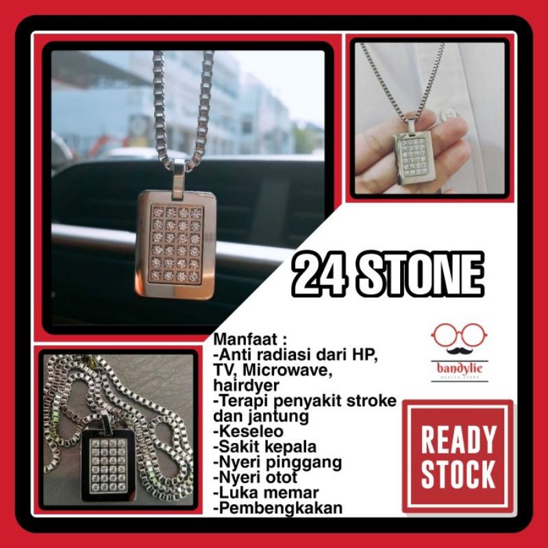 Kalung Kesehatan KK LIFORCE 24 STONE