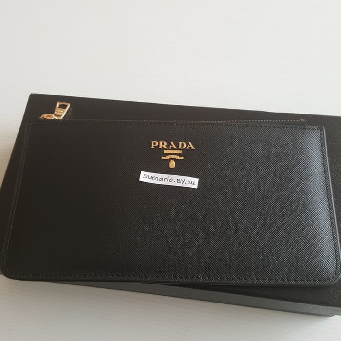 MINI CLUTCH MINI POUCH TAS BAG KULIT ASLI PRADA