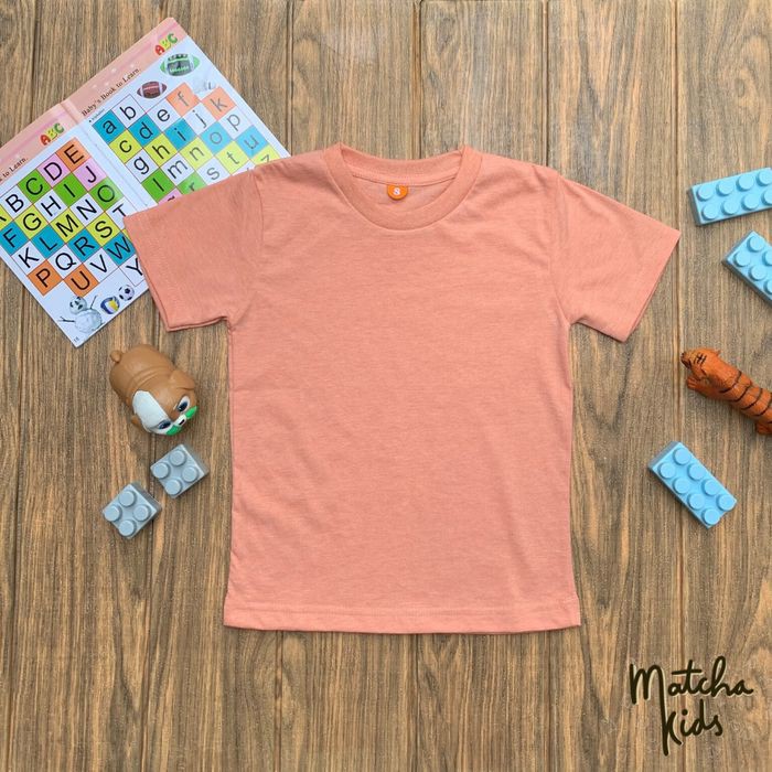 Solusi KAOS POLOS ANAK MISTY WARNA PEACH BAHAN COTTON Terjangkau