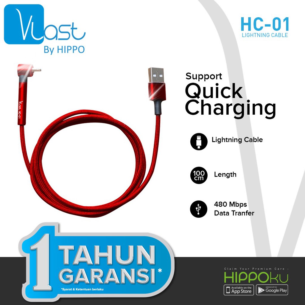 Vlast Kabel Data HC-01 Lightning USB 100 cm