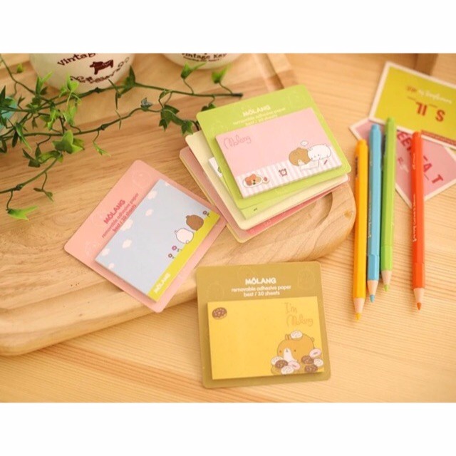 

Stick Note Memo Molang dan Kapibarasan