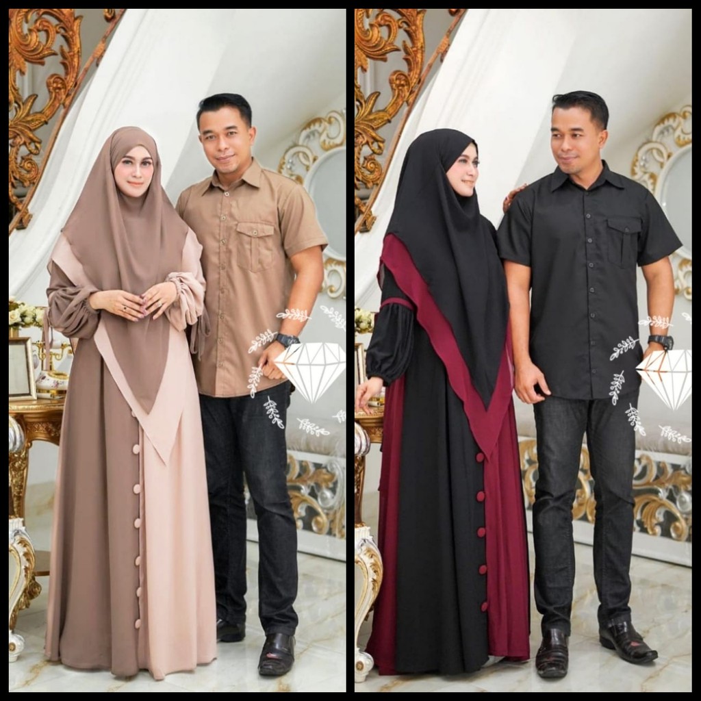 CP Syari Irama Couple gamis syari keluarga irama Couple irama syari gamis muslim