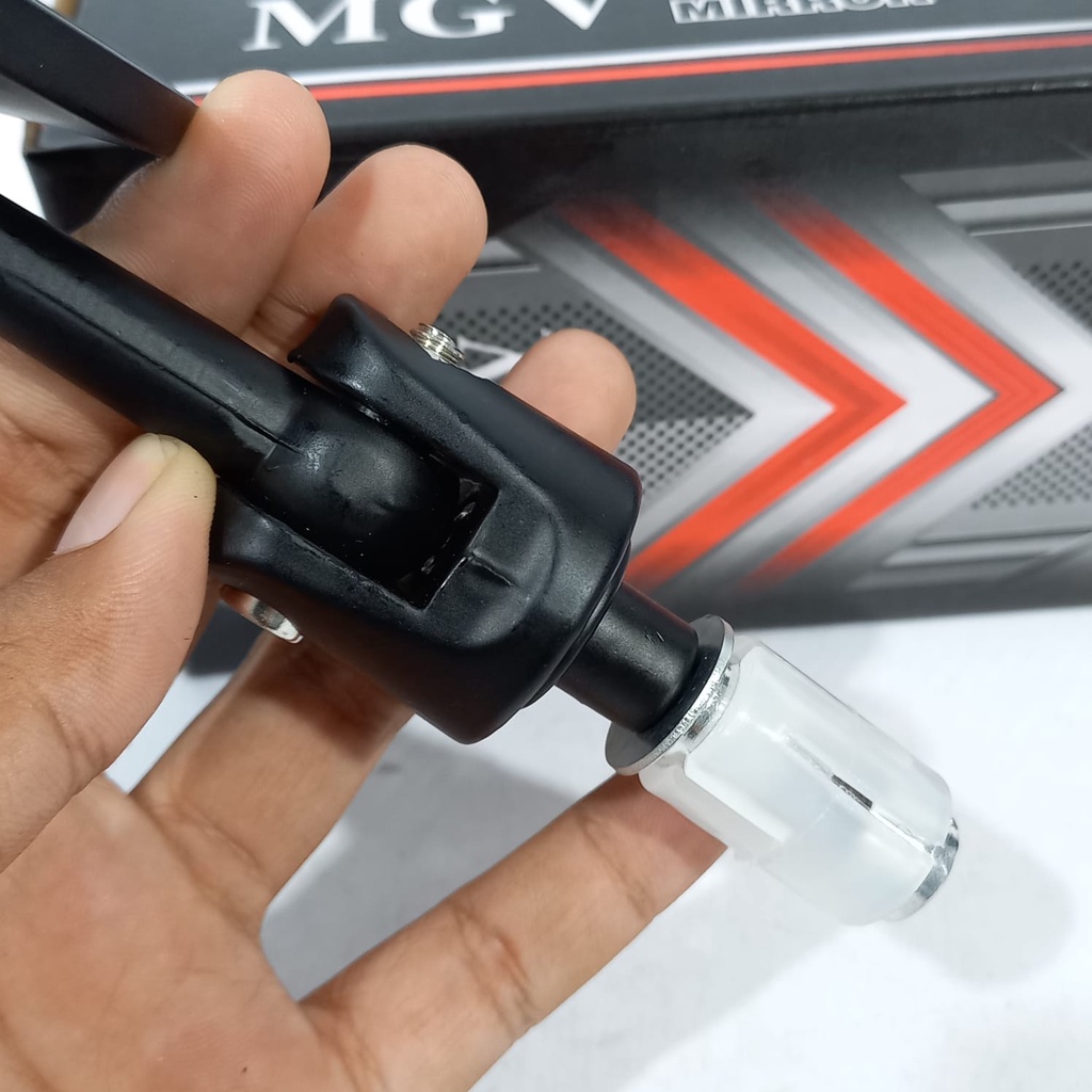 SPION JALU BULAT HITAM SPION BAR END KACA CEMBUNG MGV UNIVERSAL