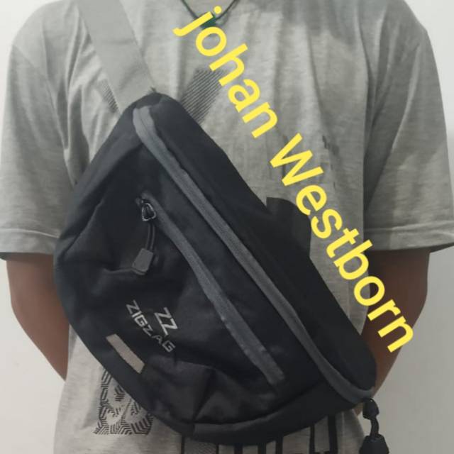 Tas punggung Waist Bag Zig Zag ORIGINAL produk