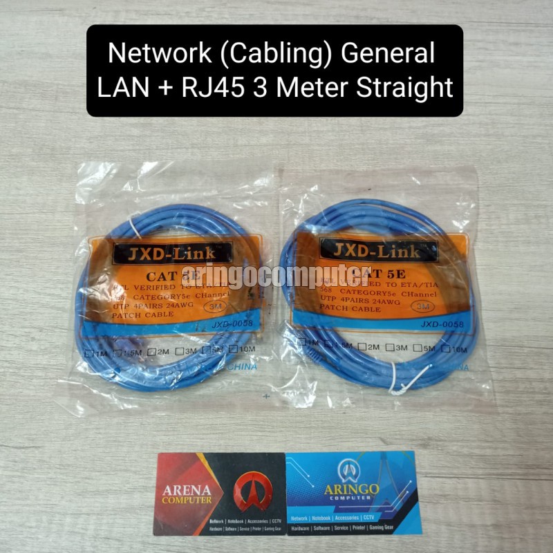 Network (Cabling) General LAN + RJ45 3 Meter Straight