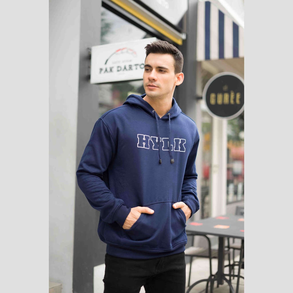 HEYLOOK Project - Jaket Hoodie Jumper HYLK Unisex Outerwear Terbaru Heylook Navy