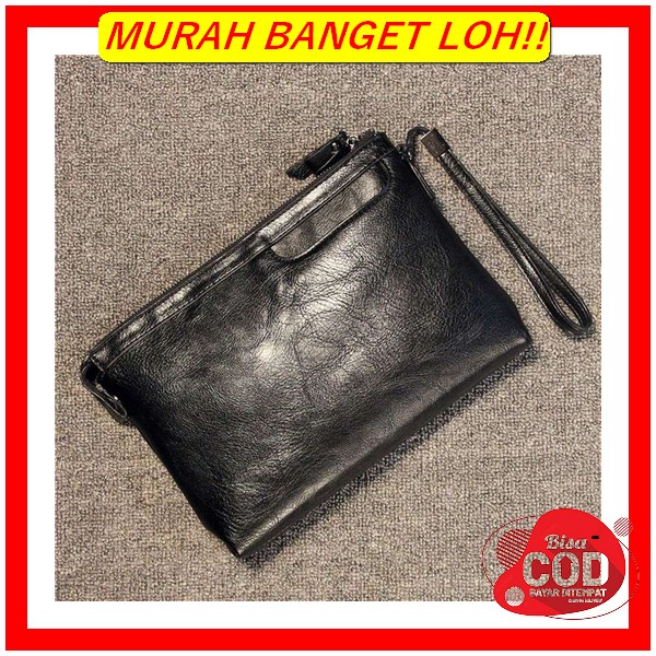 [Bayar Di Tempat] Hand Bag Clutch Pria Wanita Bally Kulit Premium Impo Pennay Clutch Bag Kyojin - Ta