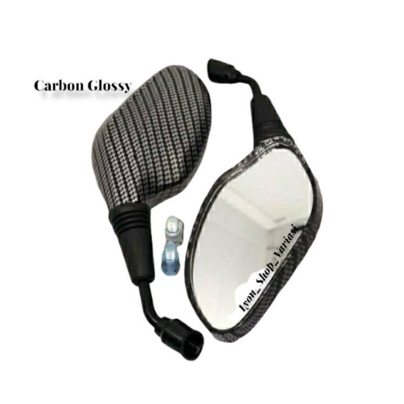 Spion Click Carbon Vario 110 -125 - 150 Cocok Untuk Semua Motor Honda- Yamaha Universal